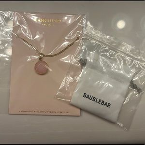 🛑SOLD🛑 Sanctuary Necklace Rose Quartz Serenity with BaubleBar Extenders & Clasp